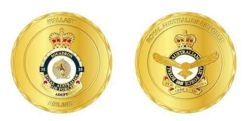 Official RAAF Wallaby Airlines Commemorative Coin