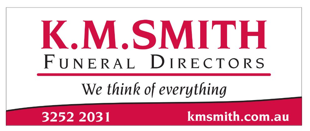 Proudly Sponsored By K. M. Smith Funeral Directors